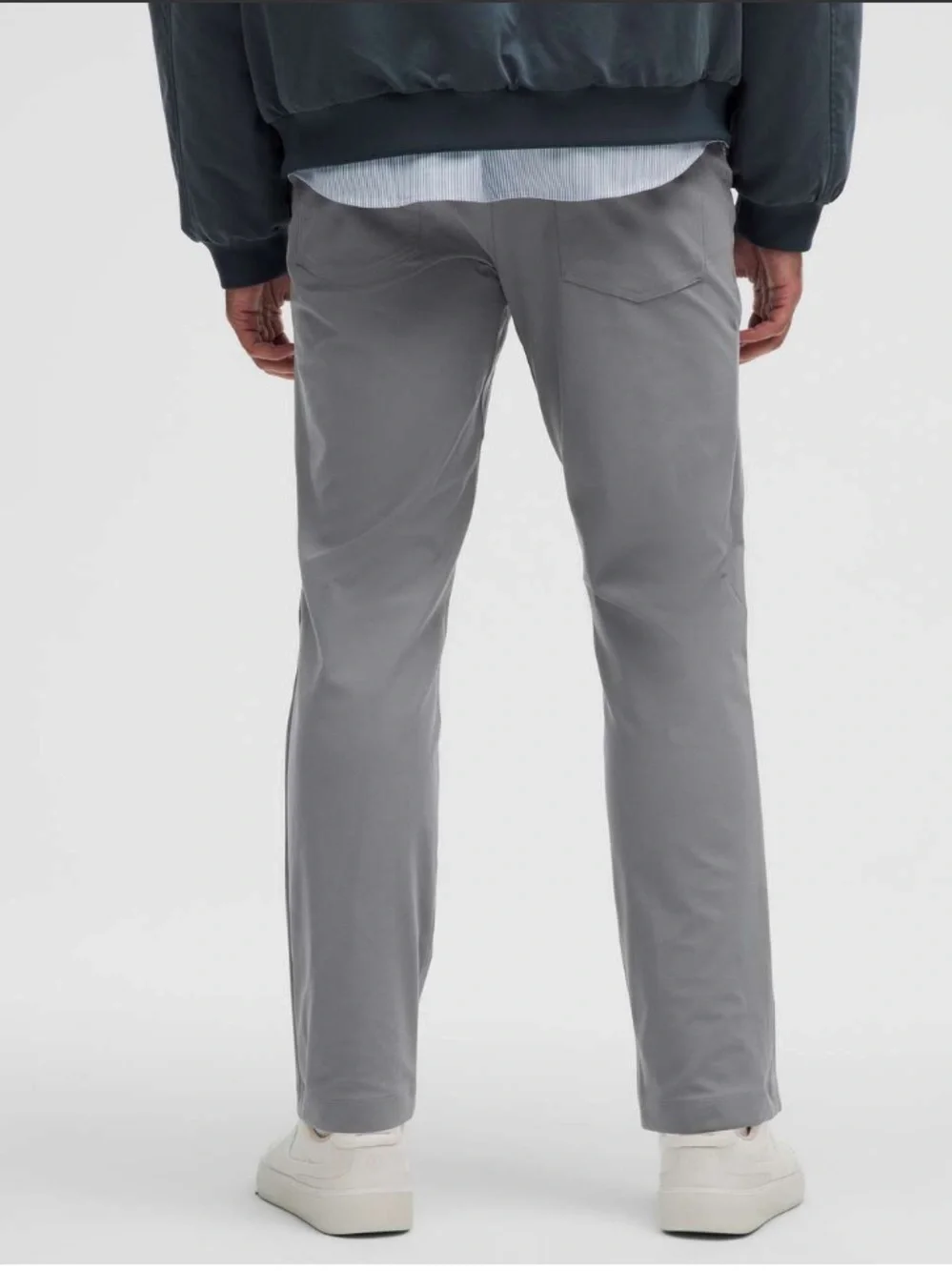 Lululemon ABC classic fit 5 pocket pant asphalt grey 34 waist casual travel